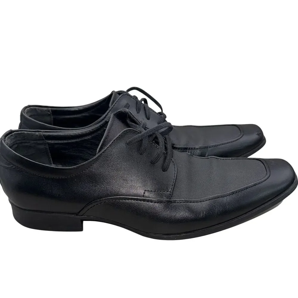 Size 9.5 - Men's Calvin Klein Shoes Benton Oxford Lace Up 7200047 Black